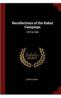 Recollections of the Kabul Campaign: 1879 & 1880