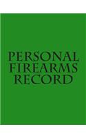 Personal Firearms Record