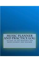 Music Planner and Practice Log