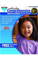 Everyday Comprehension Intervention Activities Grade K Book Teacher Resource