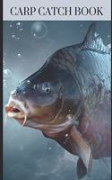 Carp Catch Book: Enjoy the day at the lake / pond and write down your experiences with the carp on 200 pages.
