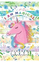 I am Magical Unicorn Undated Minimalist Personal Planner Journal Notebook: Yearly, Monthly, Weekly, Daily Non-Dated Organizer to Design your Key Tasks, To-Do Lists, Dot Grid Every Month for Notes with Address, Phone & Passw