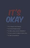 it's okay - Notebook Journal Gift