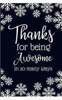 Thanks for Being Awesome in So Many Ways