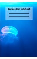 Composition Notebook: Cute Jellyfish Sea Life Ocean Themed Notebook or Journal