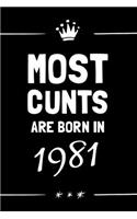 Most Cunts Are