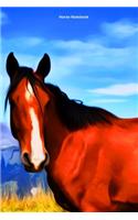 Horse Notebook: A5 Lined Notepad - Journal for Women, Men, Teens and Kids. A Beautiful Gift Idea for Animal Lover