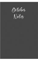 October Notes