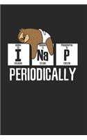 Science Sloth I nap Periodically Notebook