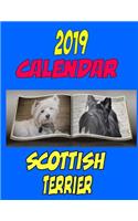 2019 Calendar Scottish Terrier: Dog weekly calendar, personal contacts list, password log, notes and to do list