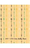 2019 - 2020 Arrow Monthly Planner