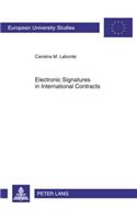 Electronic Signatures in International Contracts