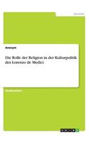 Rolle der Religion in der Kulturpolitik des Lorenzo de Medici