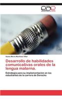 Desarrollo de Habilidades Comunicativas Orales de La Lengua Materna