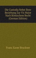 Die Custodia Nebst Ihrer Beziehung Zur Vis Maior Nach Romischem Recht (German Edition)