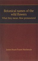 Botanical names of the wild flowers