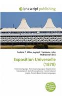 Exposition Universelle (1878): (English)
