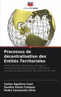 Processus de décentralisation des Entités Territoriales