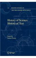 History of Science, History of Text