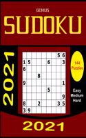 Genius Sudoku: The Toughest Sudoku Puzzle Book