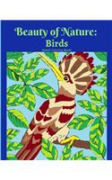 Beauty of Nature: Birds: (adult coloring book)