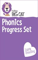 Phonics Progress Starter Set: Band 01A Pink â€“ Band 04 Blue (Collins Big Cat Sets)