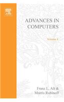 Advances in Computers Vol 4: (Advances in Computers)