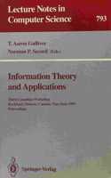 Information Theory and Applications