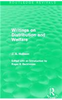 Writings on Distribution and Welfare (Routledge Revivals)