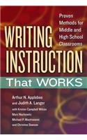 Writing Instruction That Works