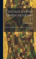 Geschlecht Und Unbescheidenheit