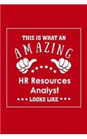 This is What an Amazing HR Resources Analyst Look Like: Appreciation Gift Journal for Employee, Coworker or Boss