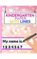 Kindergarten Paper with Lines