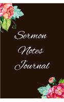 Sermon Notes Journal: An Inspirational Worship Tool To Record, Remember And Reflect: Modern Calligraphy and Lettering