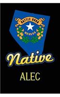 Nevada Native Alec: College Ruled Composition Book