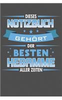 Dieses Notizbuch Gehört Der Besten Hebamme Aller Zeiten
