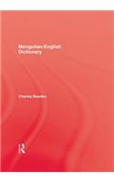 Mongolian English Dictionary