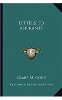Letters To Aspirants