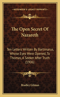 Open Secret Of Nazareth