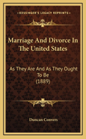 Marriage And Divorce In The United States