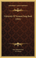 University Of Vermont Song Book (1913)