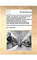 A Letter to a Member of Parliament in the North