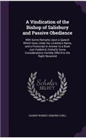 Vindication of the Bishop of Salisbury and Passive Obedience