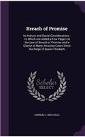 Breach of Promise: Its History and Social Considerations