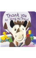 Thank You for Being My Friend Finger Puppet Book