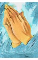 Mind Blowing Praying Hands Journal: 150 page lined journal