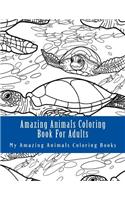 Amazing Animals Coloring Book for Adults