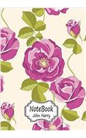 Flora Pattern Notebook: Notebook Journal Diary: 4