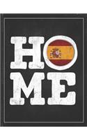 Home: Spain Flag Planner for Spanish Coworker Friend from Madrid 2020 Calendar Daily Weekly Monthly Planner Organizer