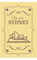 Notes from Sydney